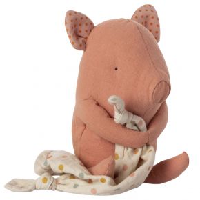 Maileg Lullaby friends cuddle toy pig height 32 cm pink