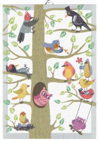 Ekelund Spring Spring Birds tea towel (oeko-tex) 35x50 cm