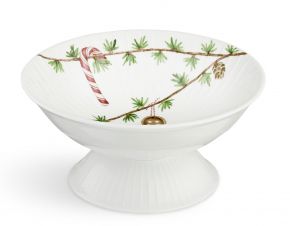 Kähler Design Hammershøi Christmas bowl on foot Ø 16 cm