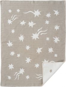 Klippan Shooting Star baby cotton blanket 70x90 cm (oeko-tex)