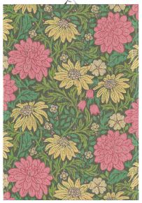 Ekelund Summer Luna tea towel (oeko-tex) 35x50 cm green, pink, yellow