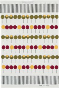 Almedahls Pinnebär (pomegranate berries / cherries and olives) tea towel 47x70 cm multicolored