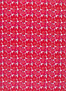 Marimekko Unikko mini red white fabric 1x1.4 m