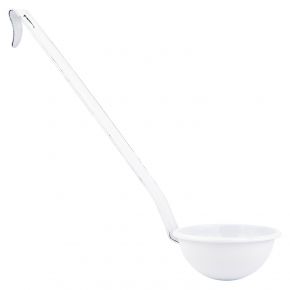 Kockums Jernverk soup ladle enamel length 33 cm