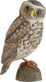 Wildlife Garden Decobird owl hand carved