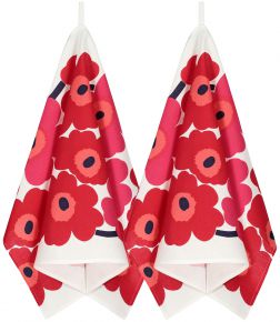 Marimekko Unikko tea towel 47x70 cm 2 pcs