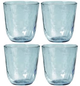 Broste Copenhagen Hammered tumbler 33.5 cl 4 pcs