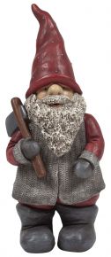 Nääsgränsgården Tomte Håkan with ax figure height 37 cm wood