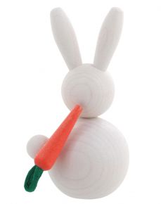 Aarikka Easter bunny (Jänö) with carrot height 8.5 cm