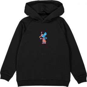 Makia Clothing x Mauri Kunnas Unisex Kids hoodie Kille black with print