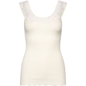 Rosemunde Copenhagen Ladies top U-neck silk with lace Bernadine 100834
