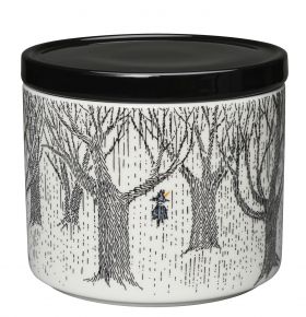 Moomin by Arabia Moomins True to its origin can 0.7 l black, white