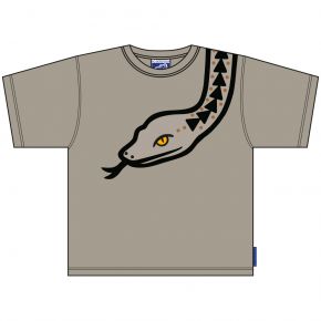 Bo Bendixen Unisex kids T-Shirt melange grey Snake
