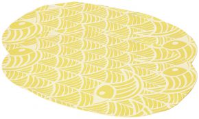 Georg Jensen Damask Eastern placemat oval 2 pcs lemon curd