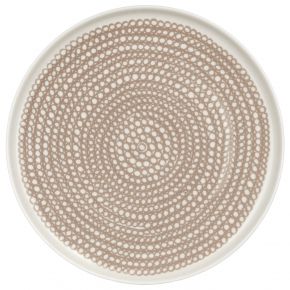 Marimekko Siirtolapuutarha (colonial garden) Oiva plate Ø 20 cm cream, clay