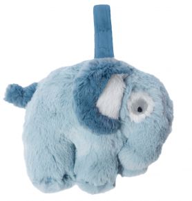 Sebra elephant plush toy music clock