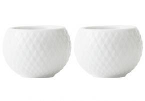 Lyngby Porcelæn Rhombe votive 2 pcs