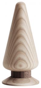 Born in Sweden In the forest pine salt or pepper mill with stand wood nature height 18 cm