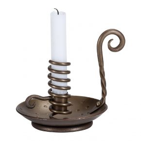 Nääsgränsgården Stump wrought iron candlestick height 14 cm