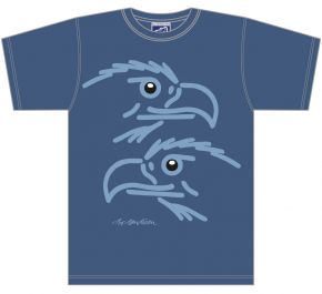 Bo Bendixen Unisex T-Shirt dark blue Eagle