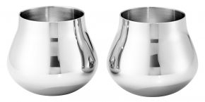 Georg Jensen Sky shot glass 8 cl 2 pcs stainless steel