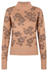 Rosemunde Copenhagen Ladies sweater with turtleneck & pattern Porto