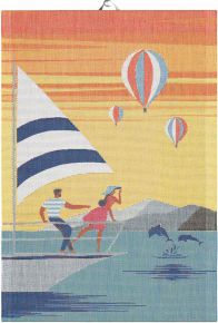 Ekeklund Special Occasions Sailing Vacation tea towel (oeko-tex) 35x50 cm multicolored