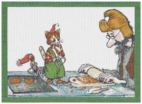 Ekelund Pettson & Findus Gingerbread baking placemat (eco-tex) 35x48 cm