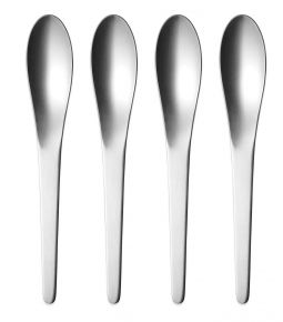 Georg Jensen Arne Jacobsen tea spoon / children spoon long 4 pcs mat