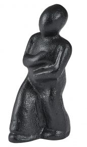 Morsø figure feel it in your heart height 13,5 cm black