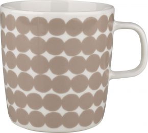 Marimekko Räsymatto Oiva cup / mug 0.4 l cream white, beige