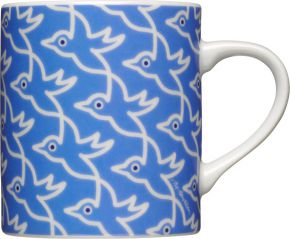 Bo Bendixen cup / mug Birds 0.3 l light blue