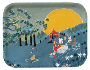 Opto Design Moomin Sunset Party Bonnier tray 20x27 cm