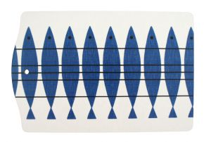 Almedahls Sill cutting board 20x30 cm blue, white