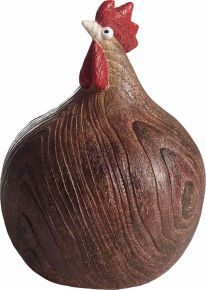 Nääsgränsgården Easter chicken wooden color height 13 cm