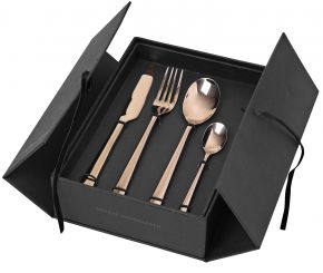 Broste Copenhagen Hune cutlery box 16 pcs each 4 dinner fork, dinner knife, dinner & coffee spoon