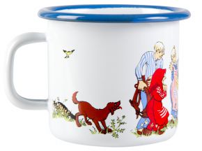 Muurla Emil in L. The Family cup / mug enamel 0.25 l