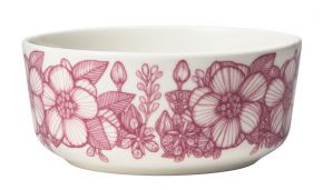 Arabia Huvila bowl Ø 13 cm pink, cream