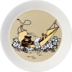 Moomin by Arabia Moomins Muskrat plate Ø 19 cm beige, multicolored