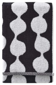 Finlayson Pampula shower towel (eco-tex) 70x150 cm black, white
