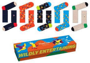 Happy Socks Unisex socks Animal gift box 5 pcs