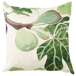 Klippan Fig cushion cover 45x45 cm green, cream white