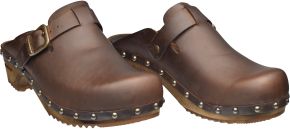 Sanita Ladies Clogs wood open Kristel