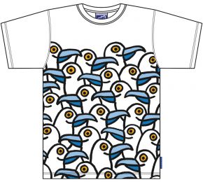 Bo Bendixen Unisex T-Shirt white Funny Seagulls
