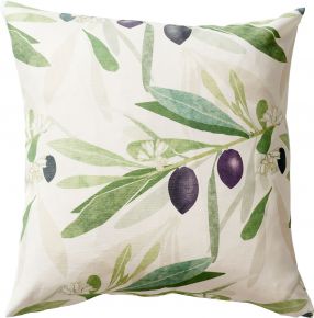 Klippan Olive cushion cover (eco-tex) 45x45 cm violet, green, cream white