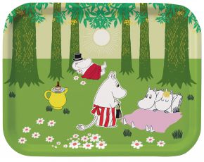 Opto Design Moomins Relaxing Tray 20x27 cm green, multicolored