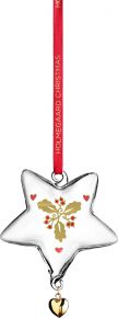 Holmegaard Christmas 2022 Ann-Sofi Romme tree ornament star clear, gold