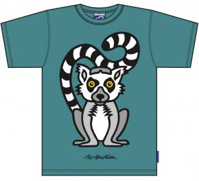 Bo Bendixen Unisex T-Shirt green Lemur