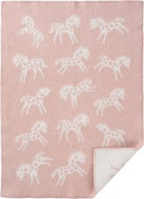 Klippan Pony baby woollen blanket 65x90 cm (oeko-tex)