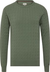 REDGREEN Men sweater with knitted pattern round neck Jorn